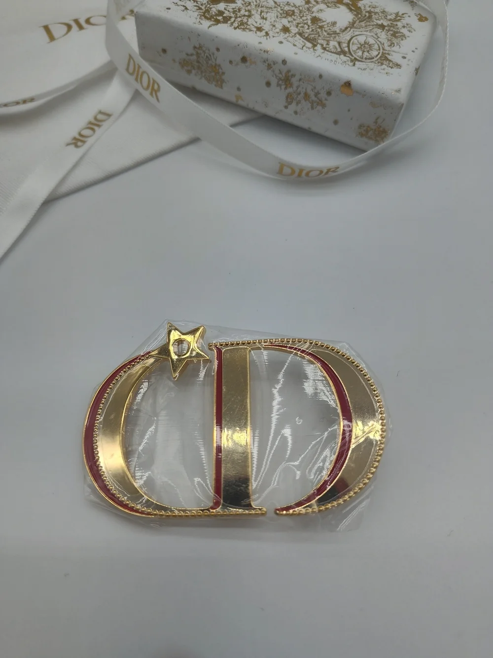 DIOR VIP Gift Lucky Star CD Brooch Full Gift Set New With Box & Bag NWT